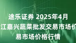 途乐证券 2025年4月25日浙江嘉兴蔬菜批发交易市场价格行情